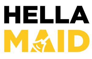 "HellaMaid Cleaning" Logo