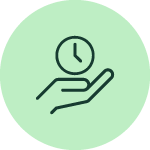 Round the clock care icon