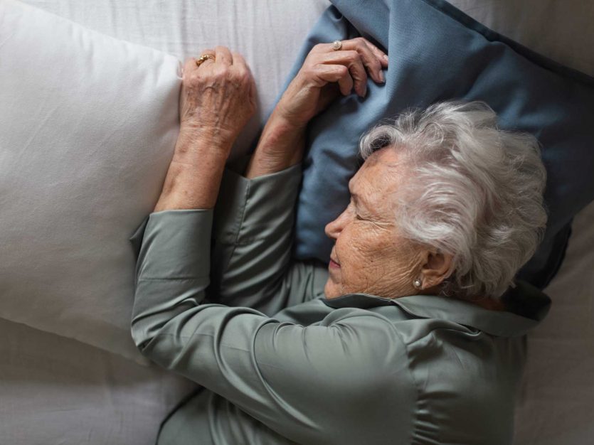 The power of sleep: Prioritizing rest for a healthier life 6 senior sleeping