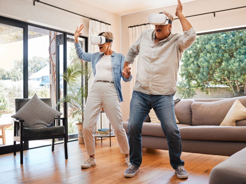 Getting active with dance-based video games 5 vr seniors