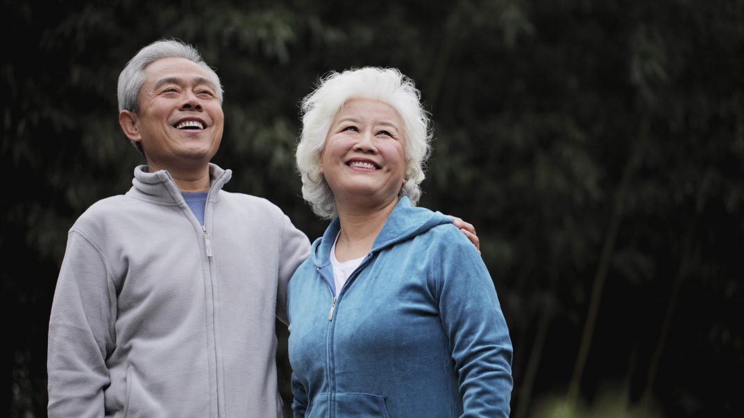 Support for Aging Well at Home: A Guide to Vyta Services 1 Senior couple outdoors - aging in place services