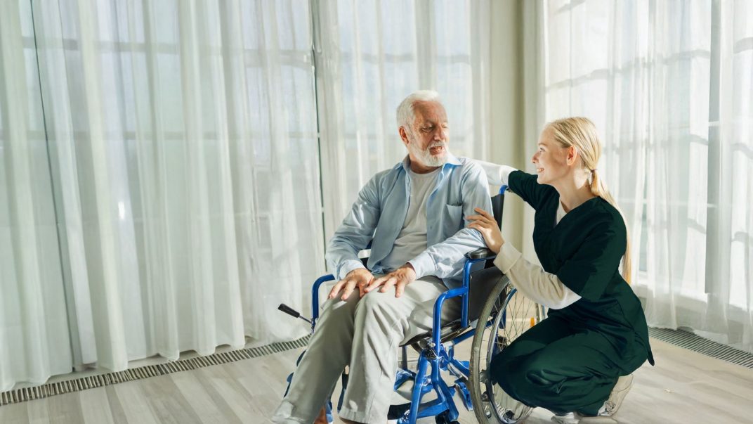 caregiver and seniors