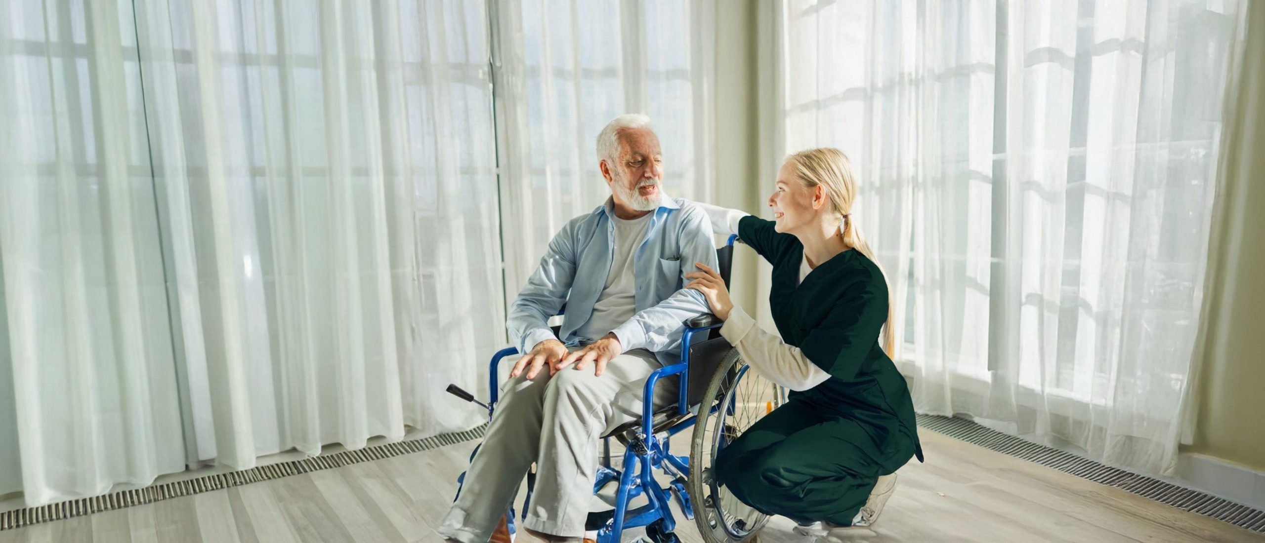 caregiver and seniors
