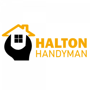 Handyman logo with house silhouette