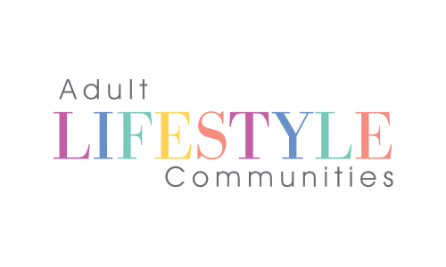 Colorful logo for adult communities