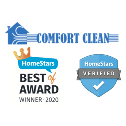 Comfort Clean award and verification logos